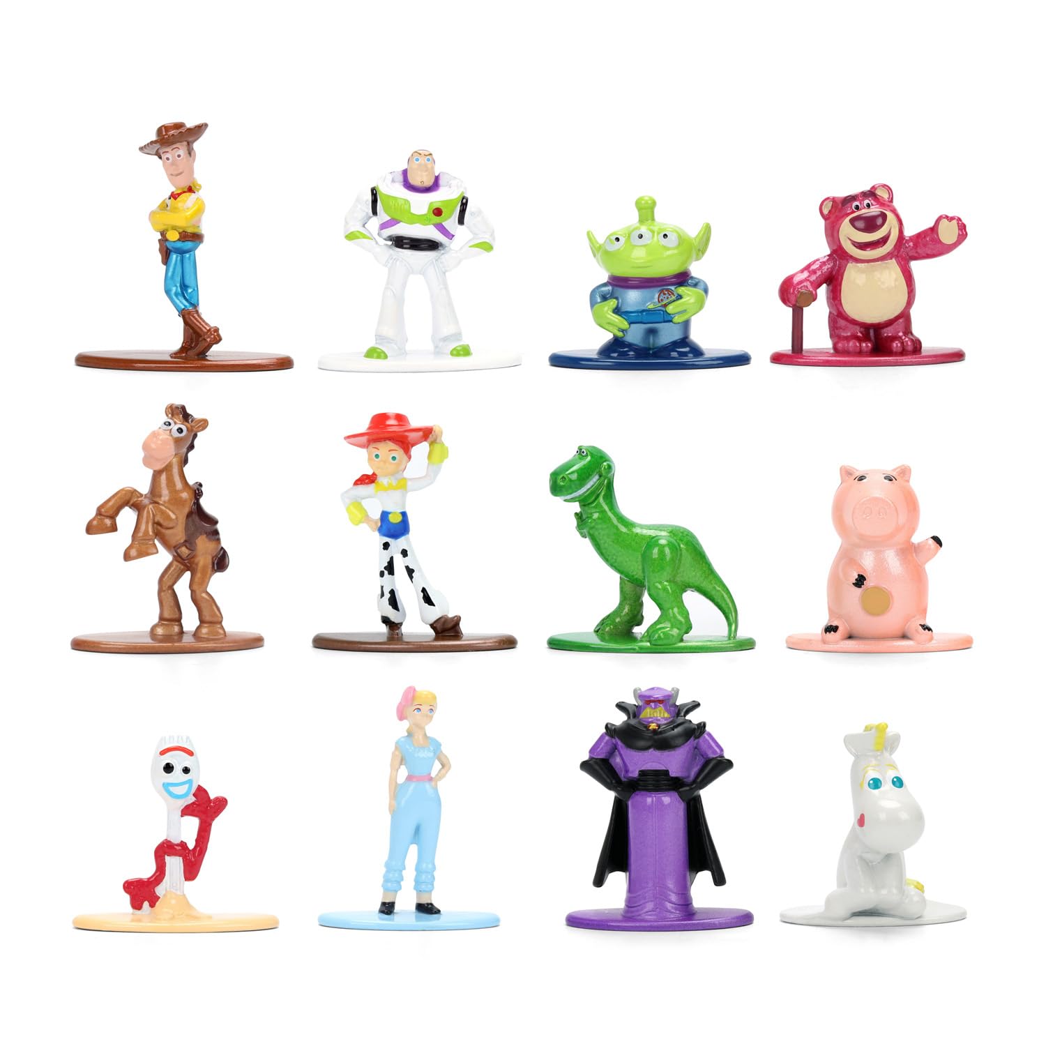 Jada Toy Story Wave 1 Nano Figures - 12 Piece Multipack, 1.65" Die-Cast Metal 1