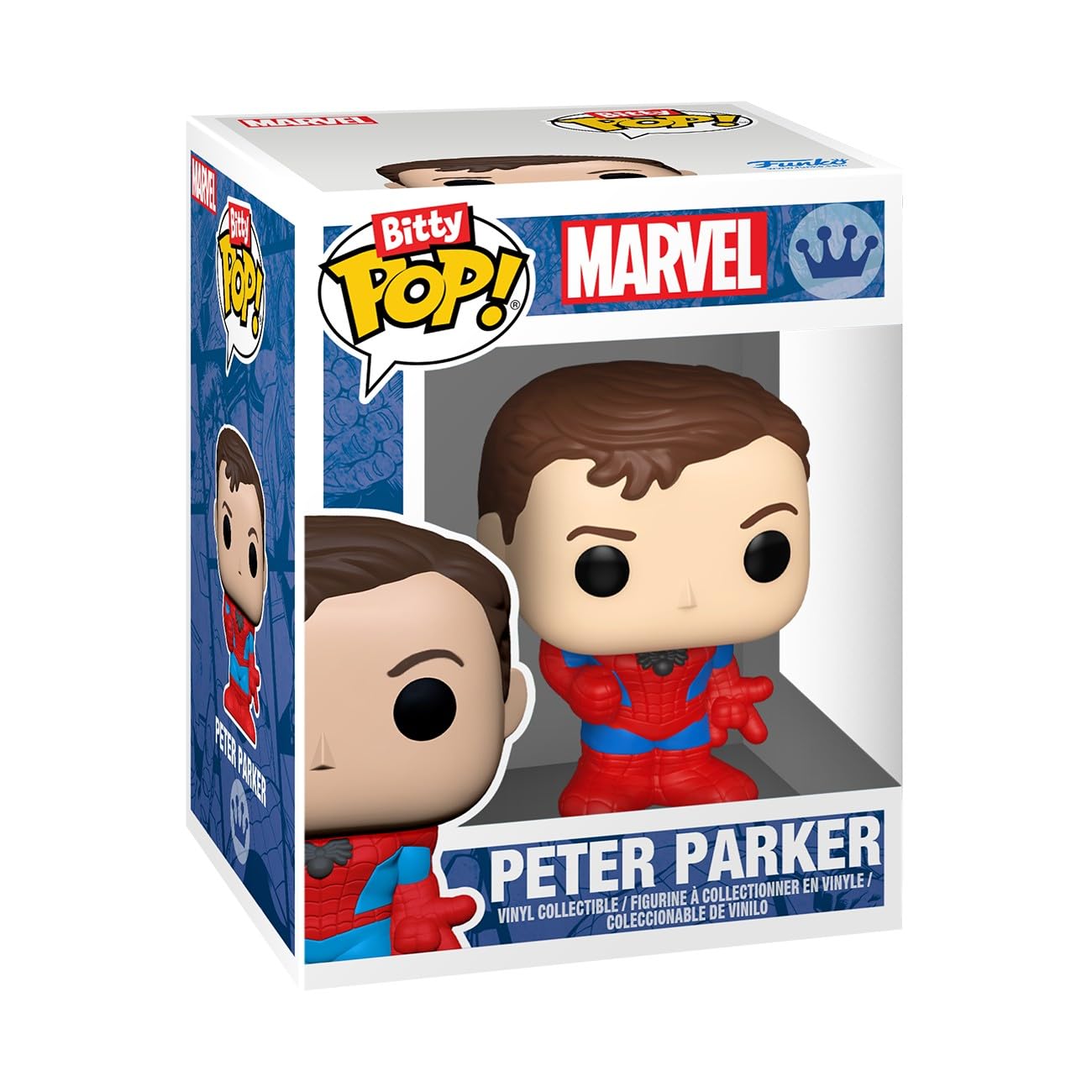 Funko Bitty Pop! Spider-Man 4pk - Marvel Comics Chibi Figures | 0.9 Inch Vinyl | Ages 3+ 10