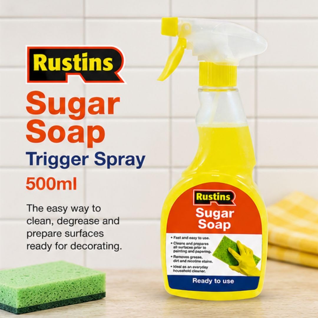 RUSTINS Sugar Soap Spray - All Purpose Household Cleaner | 500 ml | Unscented 3