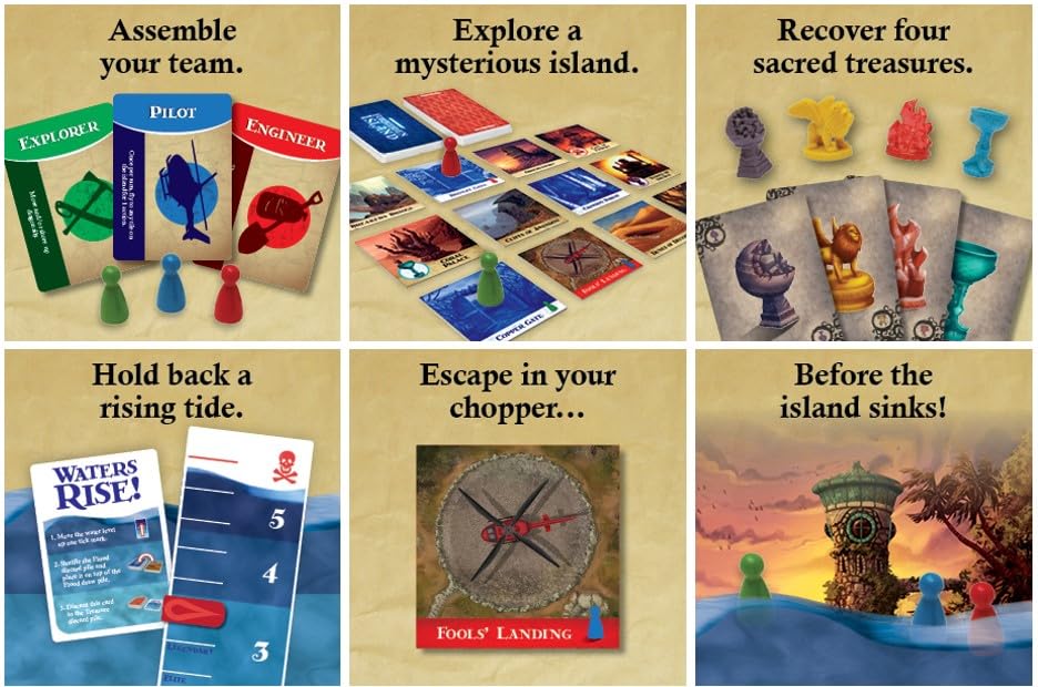 Gamewright Forbidden Island Board Game 7