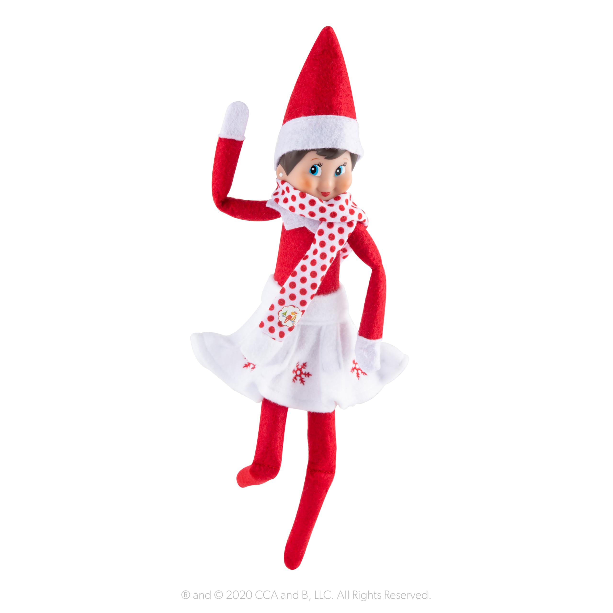 Claus Couture Snowflake Skirt with Scarf - Elf on the Shelf Clothes 2024