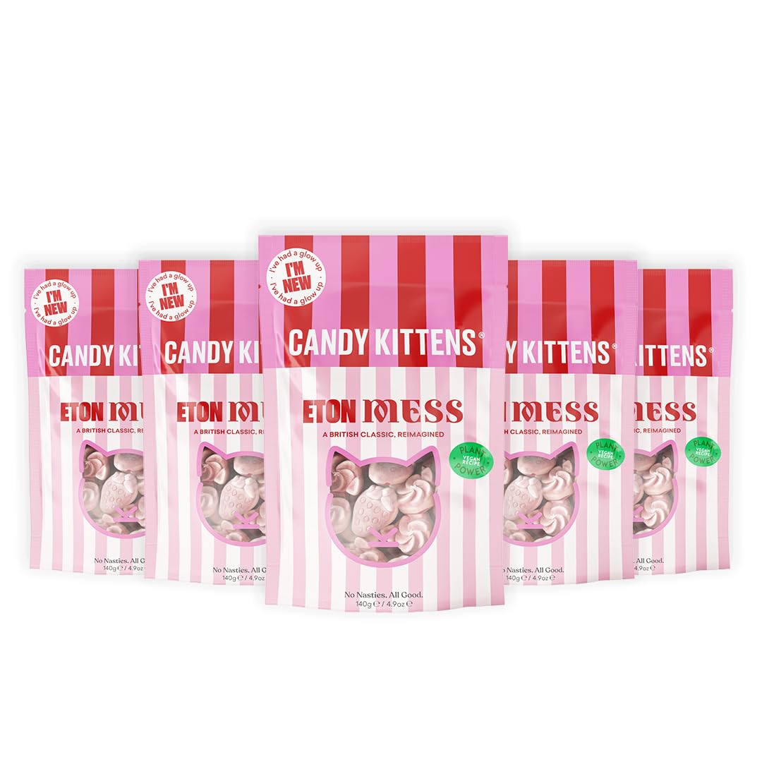 Candy Kittens Eton Mess Wild Strawberry Vegane Süßigkeiten Geschenkpackung