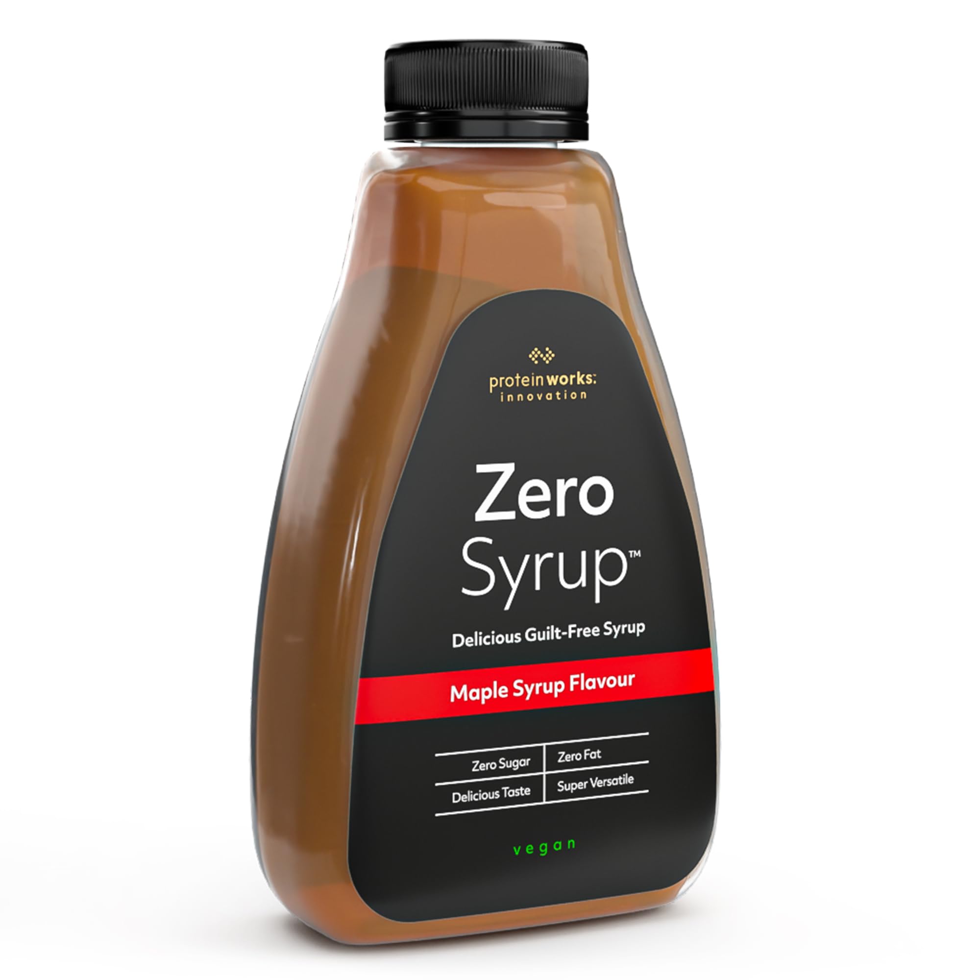 THE PROTEIN WORKS Zero Syrups - Maple Syrup | 425ml | Zero Sugar & Fat