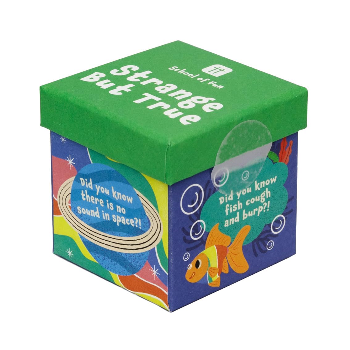 Talking Tables Strange But True Trivia Game | 120 Fun Fact Quiz Cards for Kids & Adults