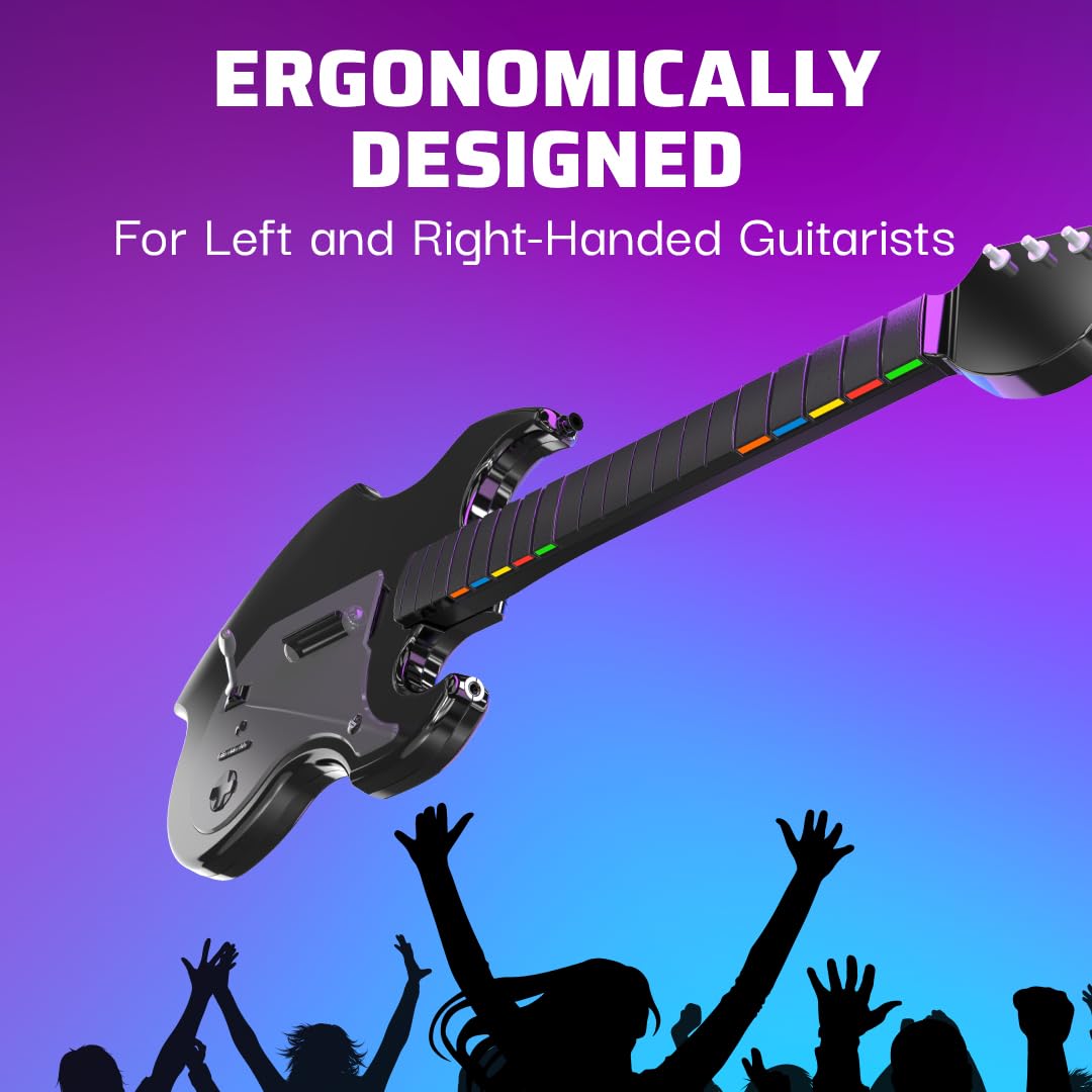 PDP RIFFMASTER Kabelloser Gitarren-Controller für PlayStation 5 und PlayStation 4 3