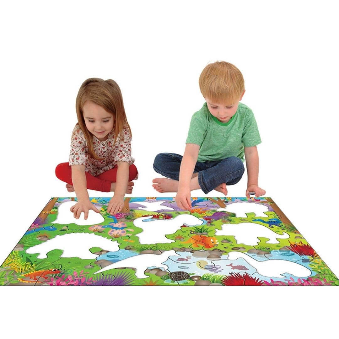 Galt Toys, Giant Floor Puzzle - Dinosaurs, Floor Puzzles for Kids, Ages 3 Years Plus