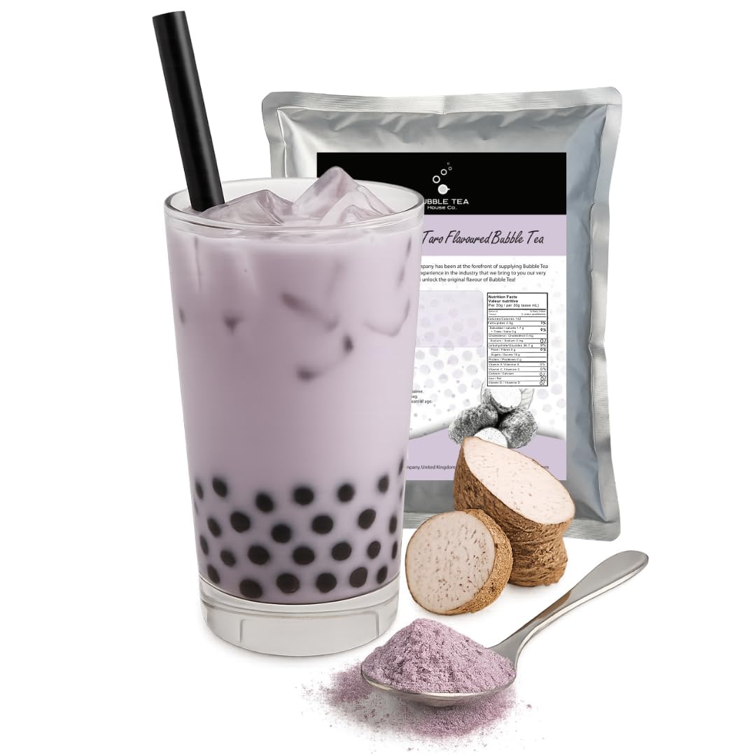 Bubble Tea House Co. Taro Powder - 1kg Bulk Pack | Makes 35 Servings | Gluten & Lactose Free