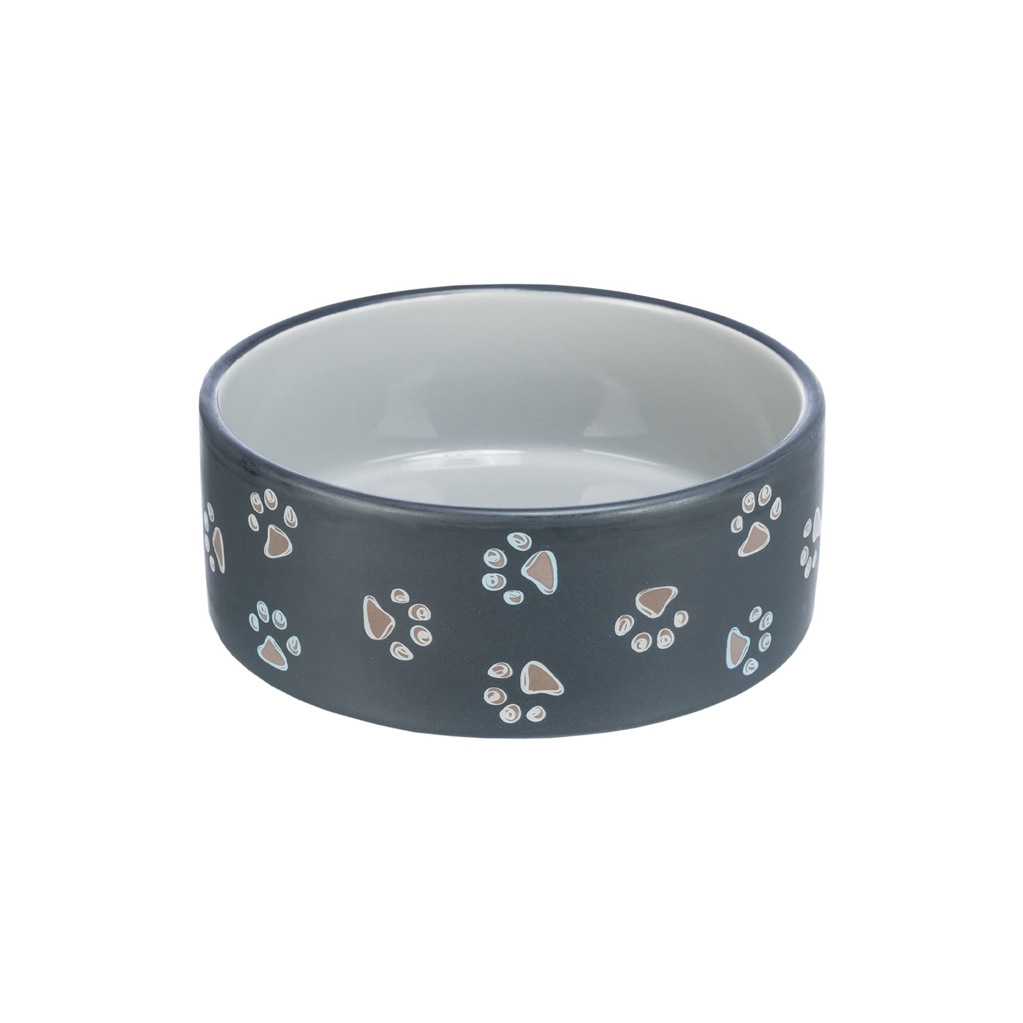 TRIXIE Jimmy Ceramic Dog Bowl - 15 cm Diameter | Dishwasher Safe | Non-Slip Base