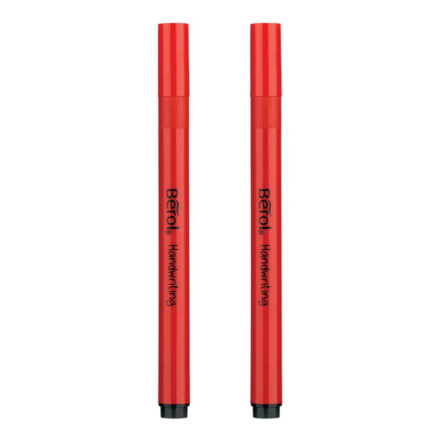 Berol Handwriting Pens | Round Shape is Easy to Hold | Washable Black Ink | Bright Barrels | 2 Count 3