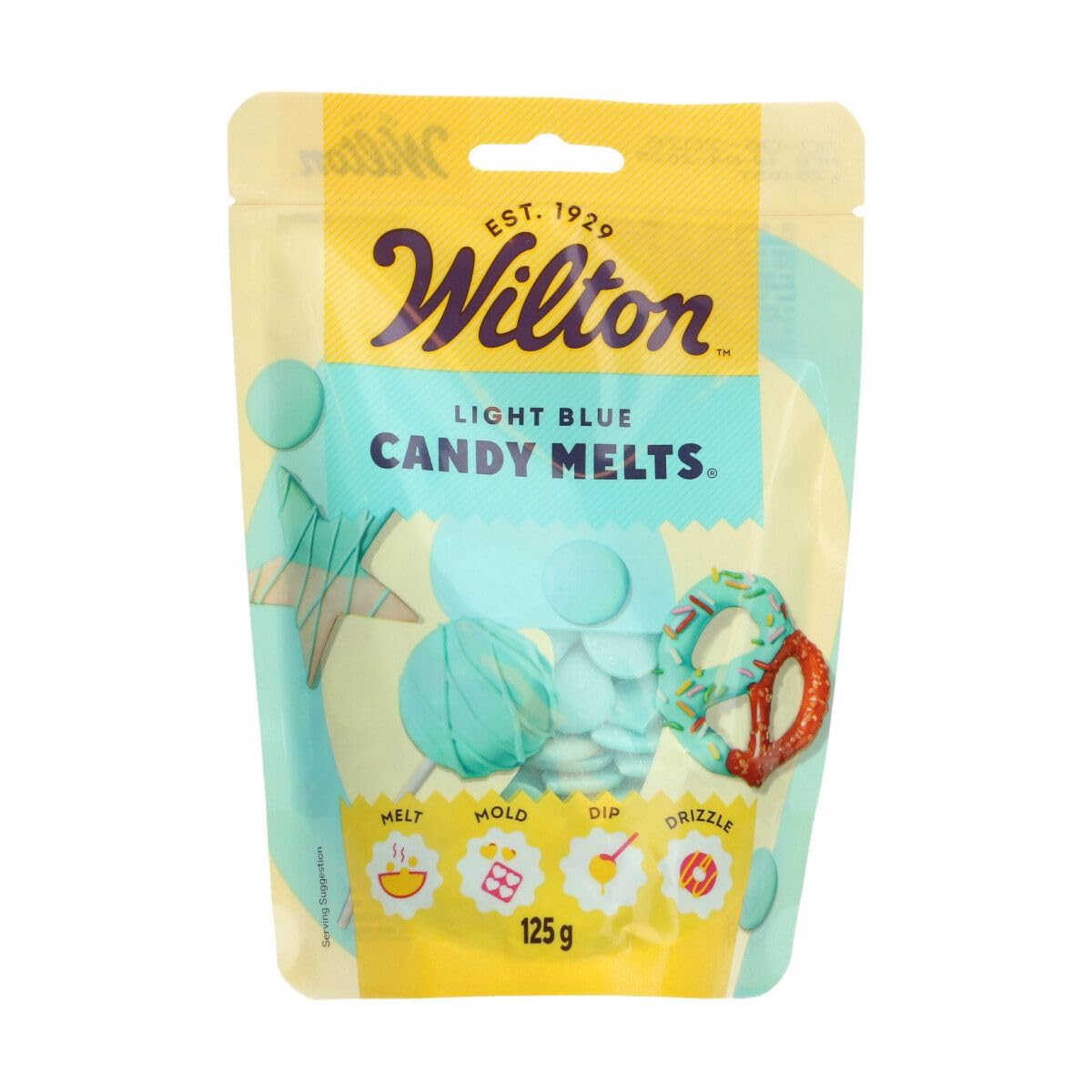 Wilton Candy Melts - Light Blue Melting Candy for Dipping, Drizzling, and Molding | 125g