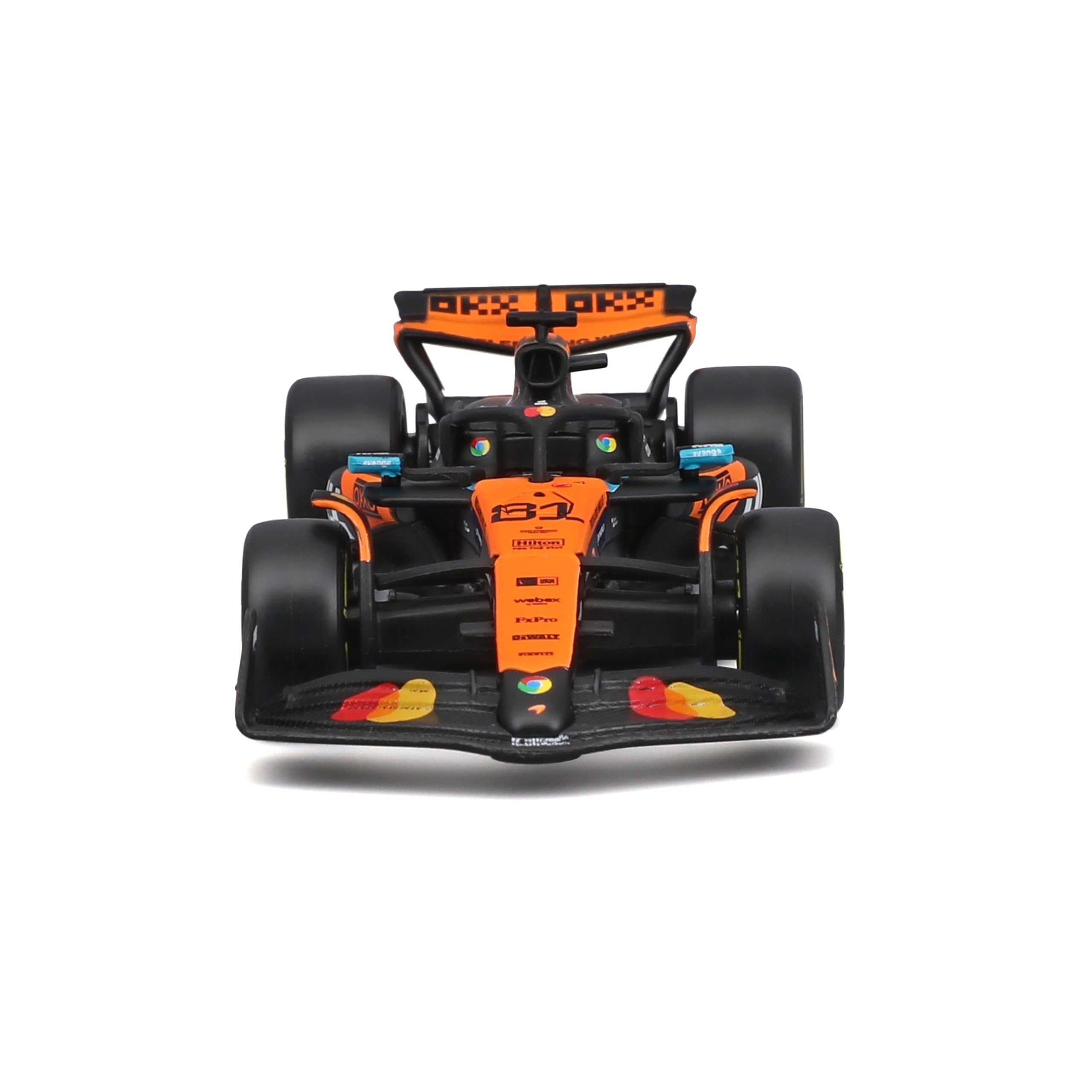 Bburago McLaren MCL39 2025 #81 Piastri 1:43 Scale Diecast Car | Papaya/Black Livery | Metal Construction 4