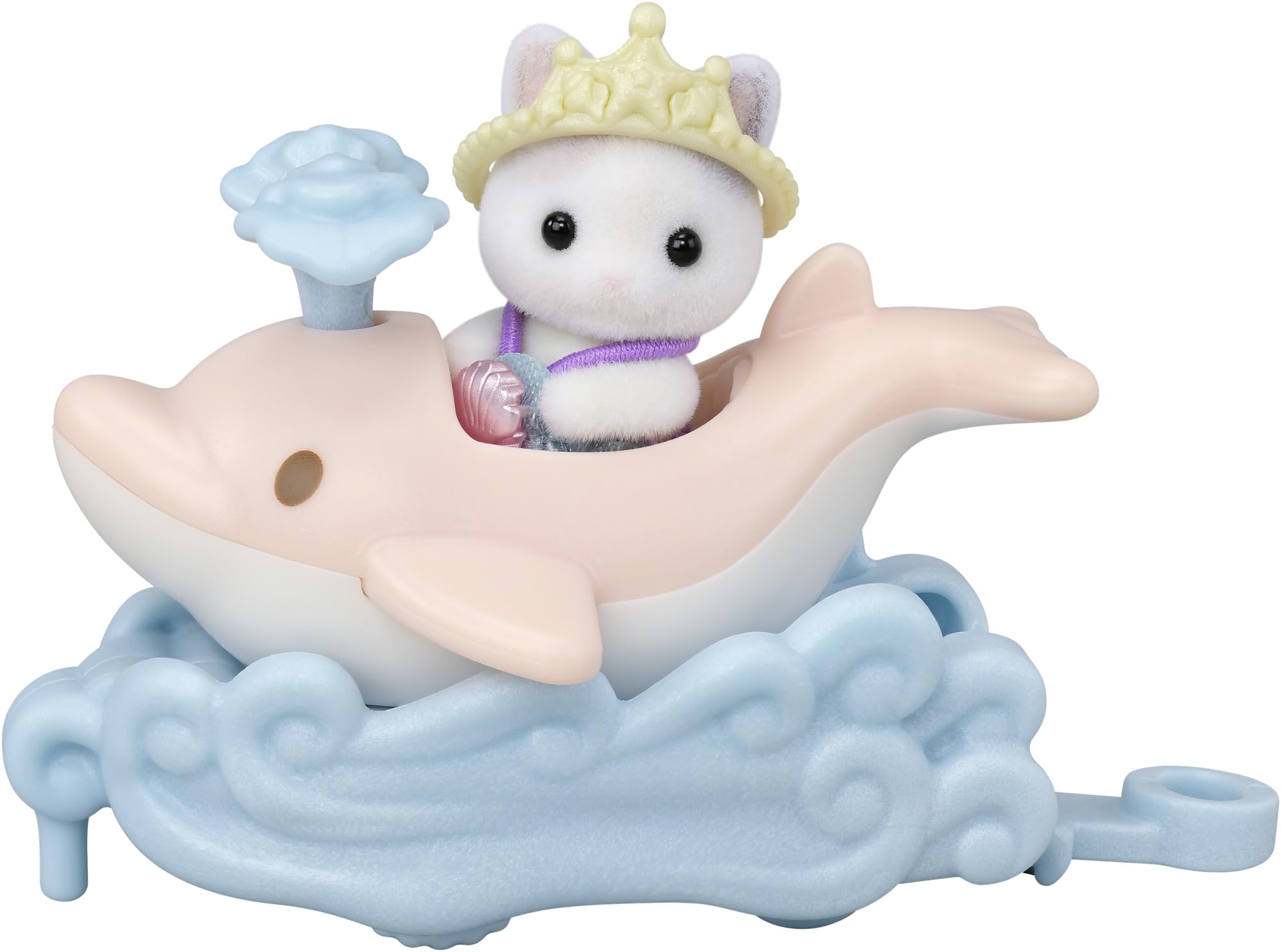 Sylvanian Families Amusement Park Ride Set 5820 | Includes Seal Baby & Latte Cat Cradled Baby | Ages 3+ 7