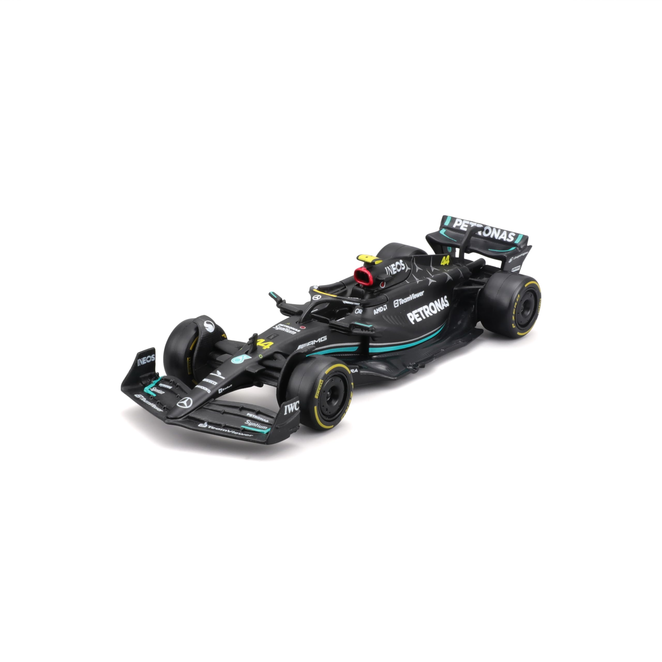 Bburago Formula 1 MB W14 2023 (Hamilton) Race Car - 1:43 Scale Die-Cast Model 1