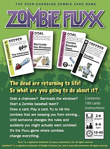 Looney Labs Zombie Fluxx Kartenspiel, Mehrfarbig 8