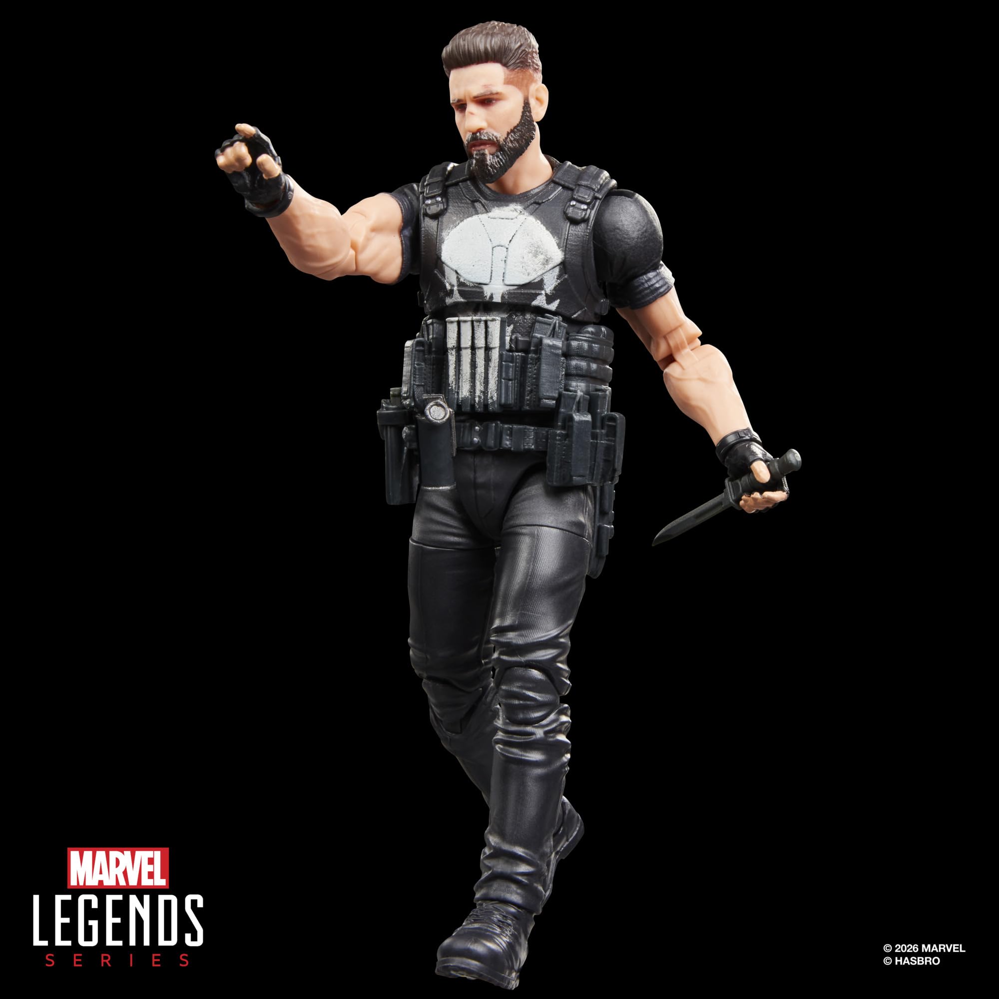 Marvel Legends Series Punisher Action Figure | 15-cm Scale | 10 Accessories 3
