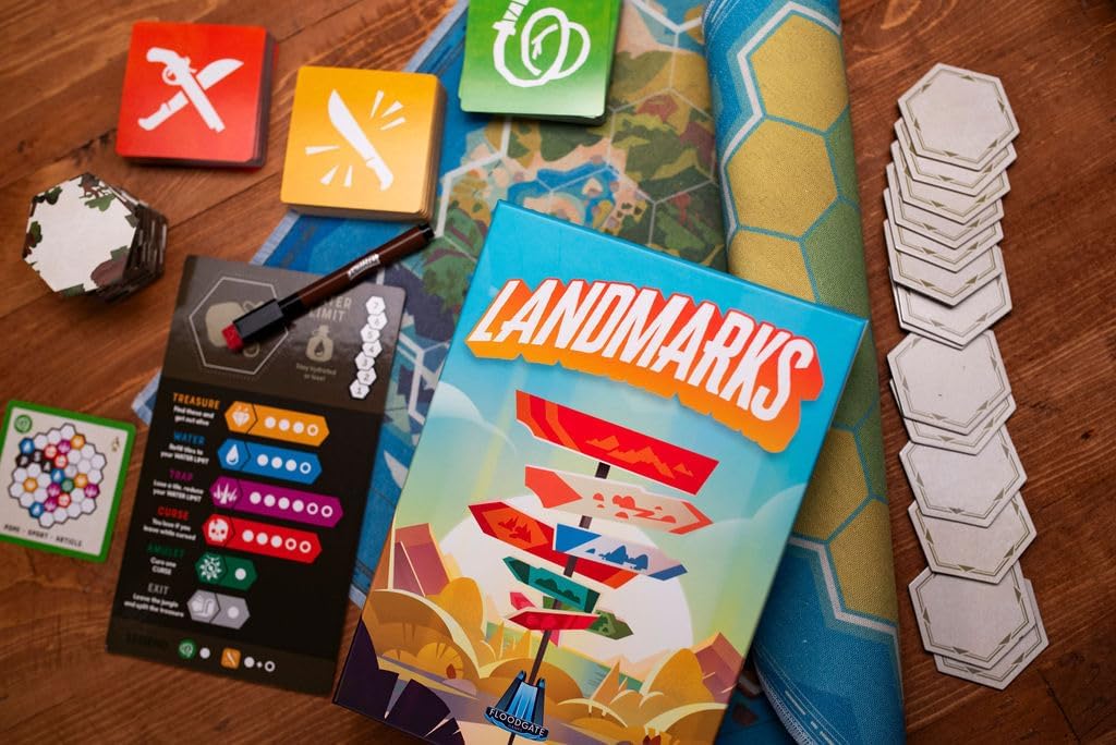 Floodgate Games Landmarks Board Game 6