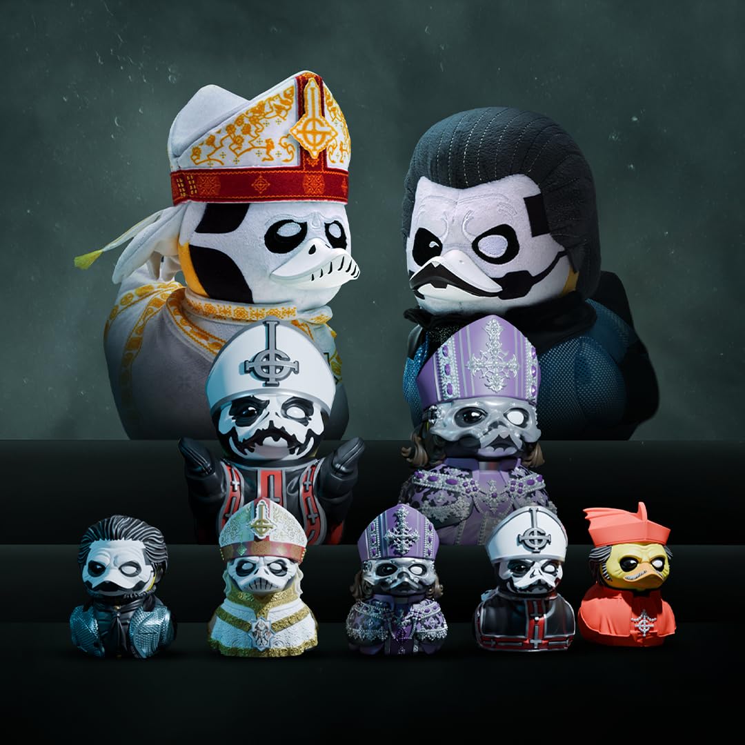 TUBBZ Ghost Papa Emeritus IV Cosplaying Rubber Duck Soft Plush Collectible Toy | 9 Inches 6