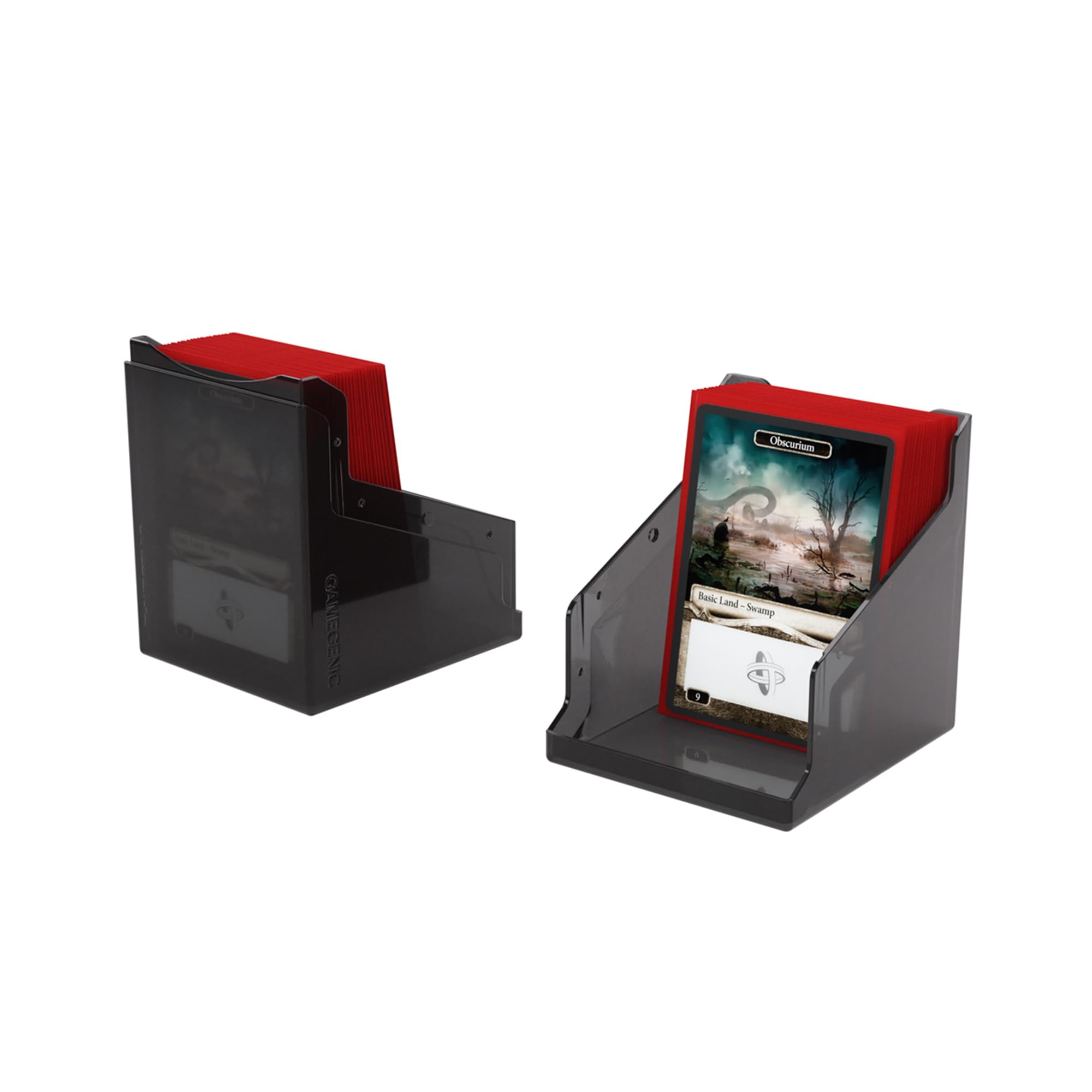 Gamegenic Bastion 100+ XL Deck Box - Black | Holds 100+ Double-Sleeved Cards | Lockable 6