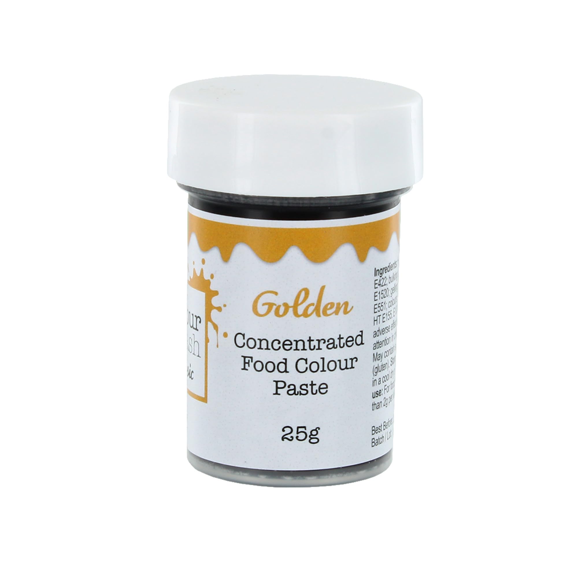 Colour Splash Concentrated Food Colouring Paste - Golden | 25g Paste Form 6