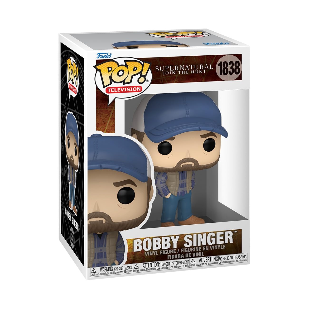 Funko Bobby Singer Chibi Character - Supernatural Collectible Figure 1