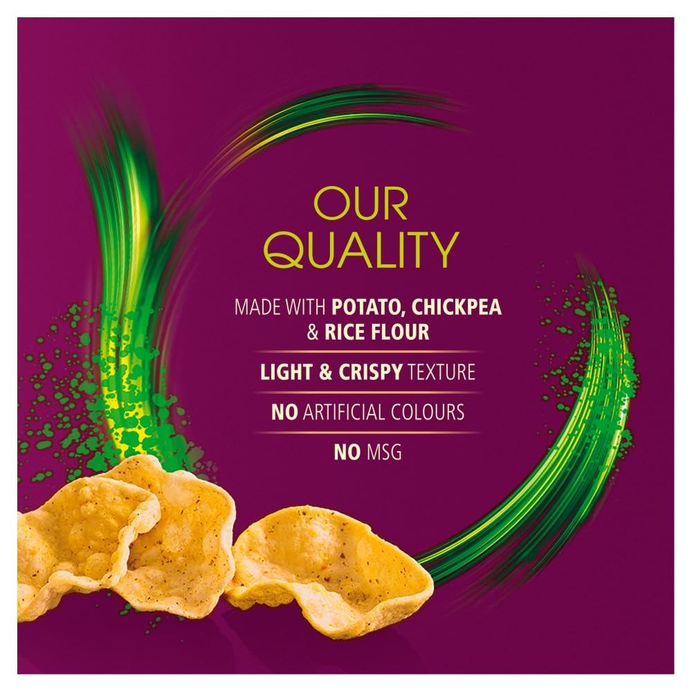 Sensations Lime and Coriander Chutney Sharing Poppadoms, 82.5g 3