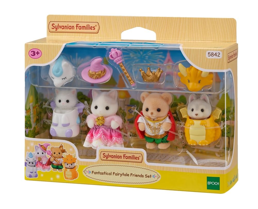 EPOCH Sylvanian Families Fantastical Fairytale Friends Set 5842 | 4 Baby Figures | Ages 3+