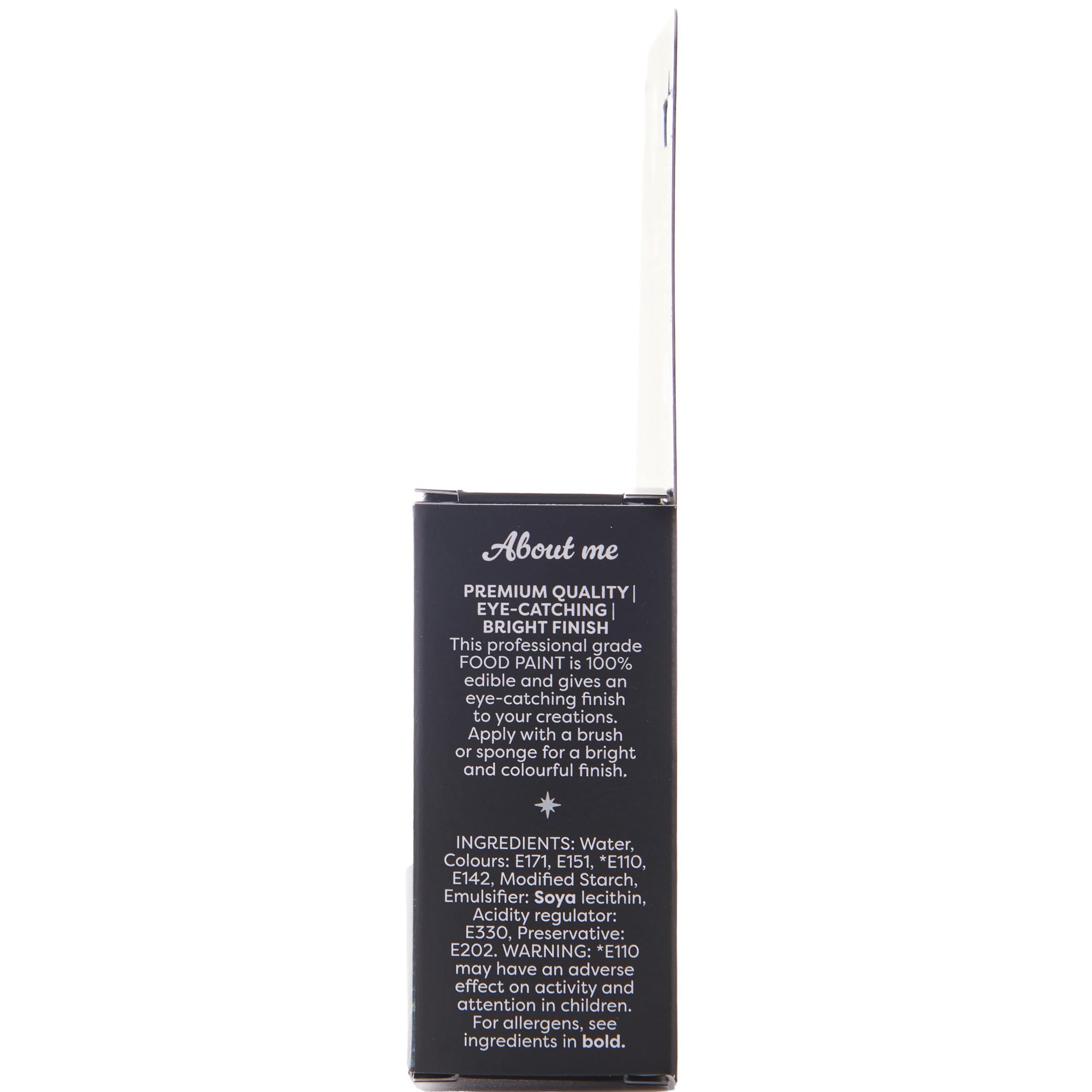 Rainbow Dust Cake Art Paint - Metallic Dark Silver Liquid Food Colour | 25ml