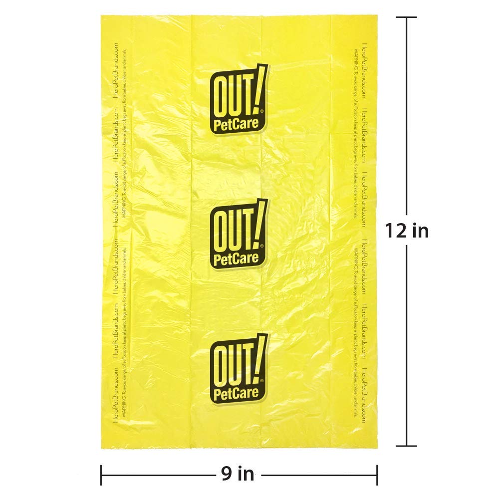 OUT! Dog Waste Bags - Strong Leak Proof, Rainbow Color | 60 Count 4