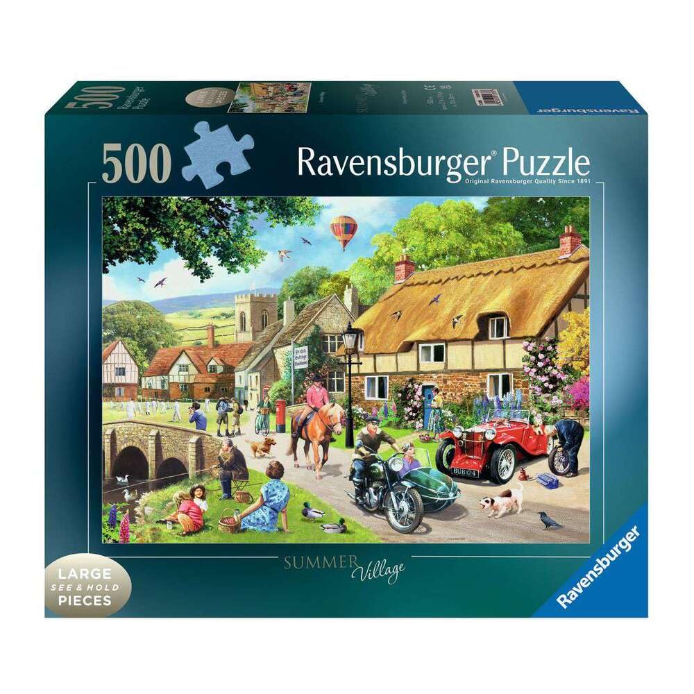 Ravensburger Summer Village 500 Piece Jigsaw Puzzle for Adults and Kids | FSC Certified