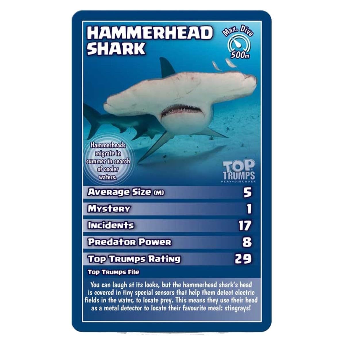 Top Trumps Sharks Classics Card Game - Entertaining Educational Game | Portable Plastic Case | Multicolor 5