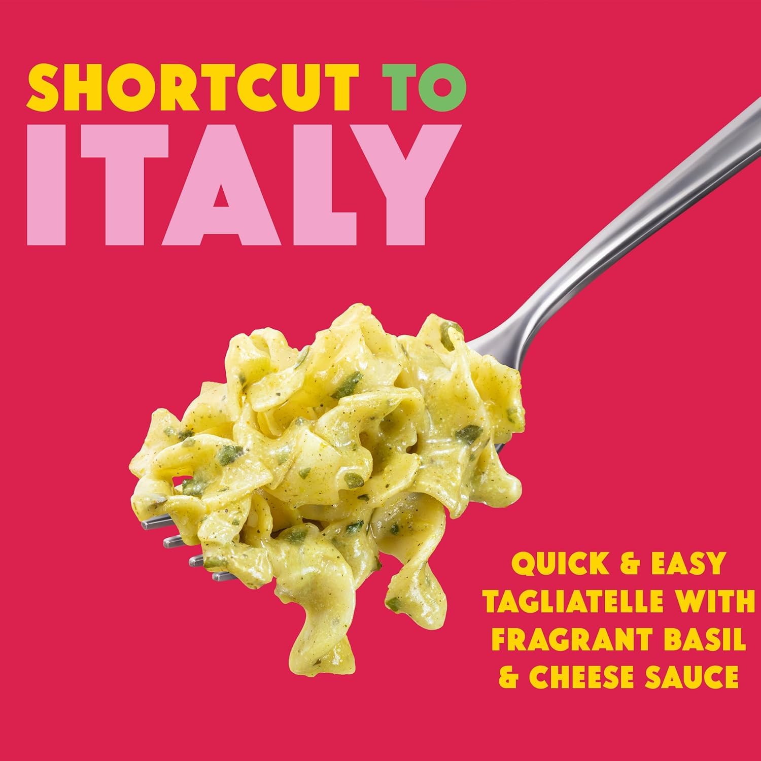 Sacla Italian Instant Pasta Pot - Tagliatelle with Natural Seasonings | Ready in 5 Mins | 80g 5