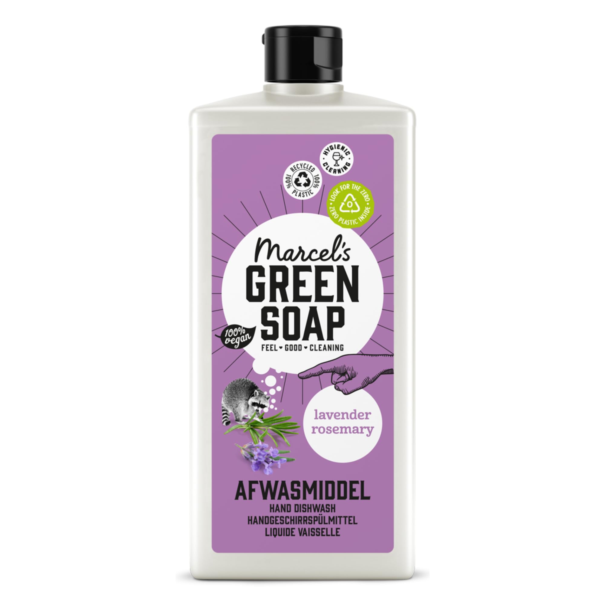 Marcel's Green Soap Washing-Up Liquid - Lavender & Rosemary Scent | 500ml | Biodegradable