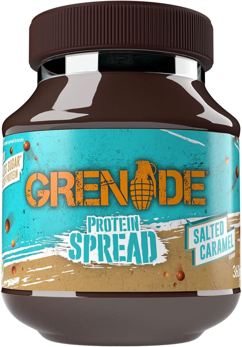 Grenade Chocolate Chip Salted Caramel Protein Spread - 20% Protein | Low Sugar | 360g Jar 4