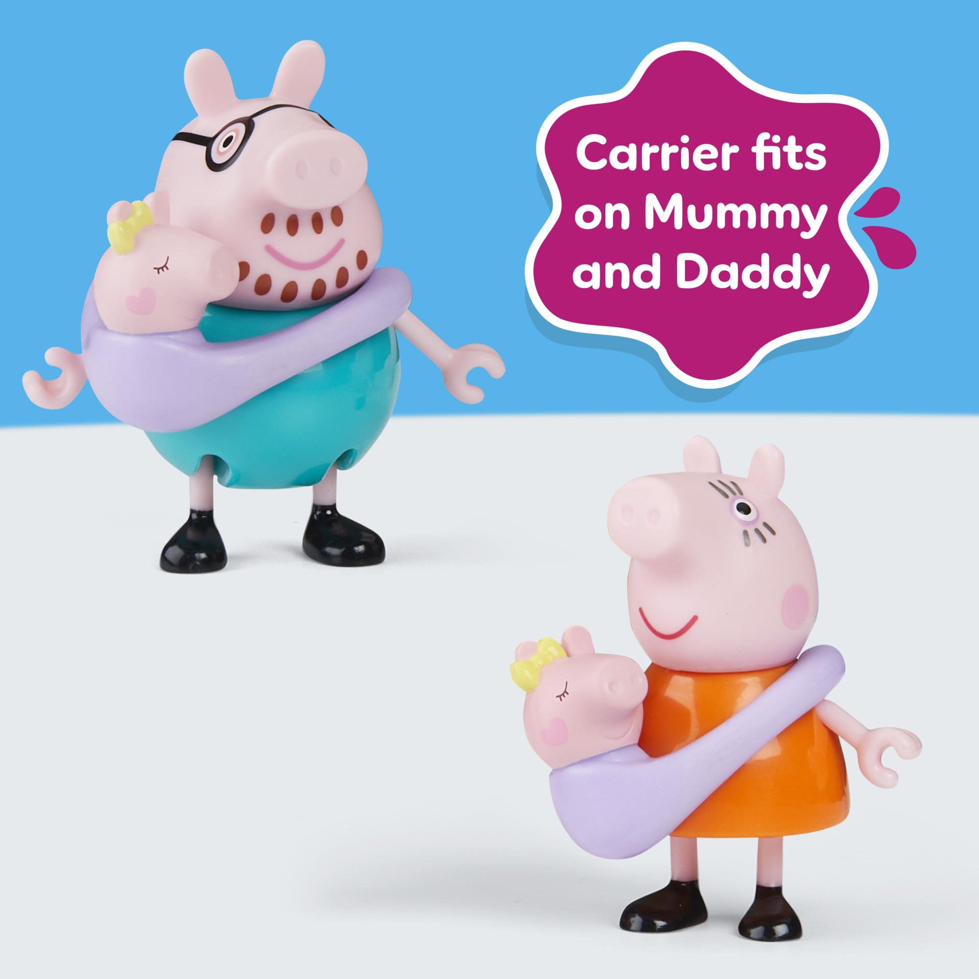 Peppa Pig Peppa's Family of Five Figure Set | 5 Figures | Ages 3+ 5