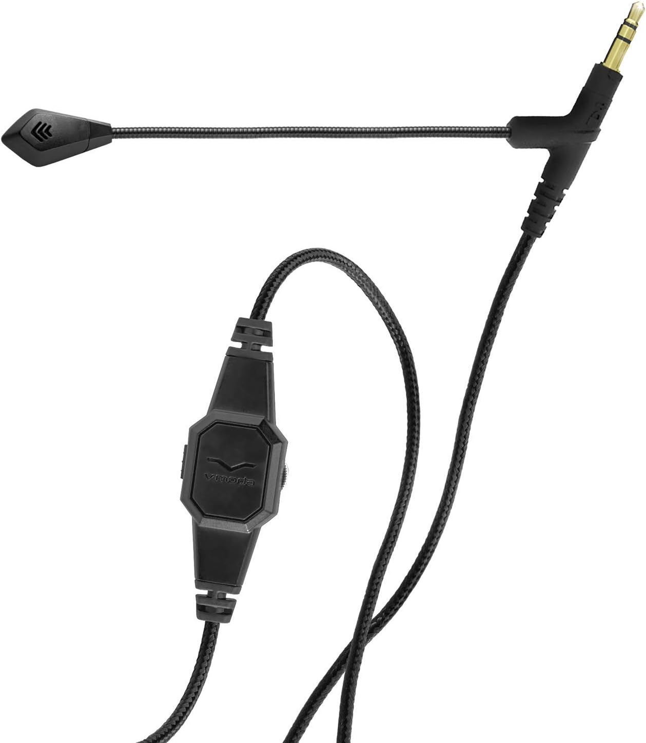 V-Moda BoomPro Detachable Microphone for Gaming & Communication - Black