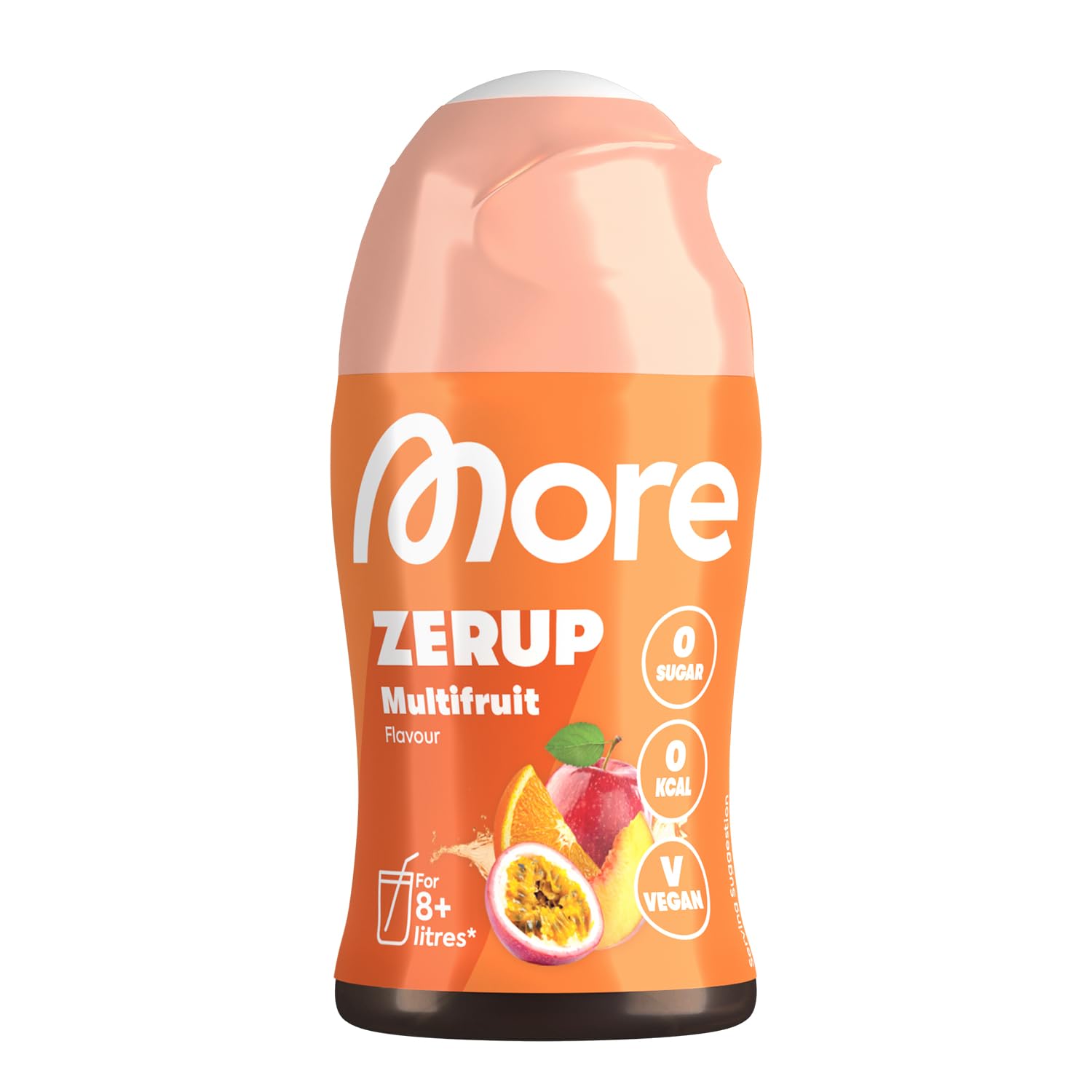 MORE NUTRITION Zerup Multifruit Syrup - Sugar-Free | 65 ml | Vegan, Vegetarian 1