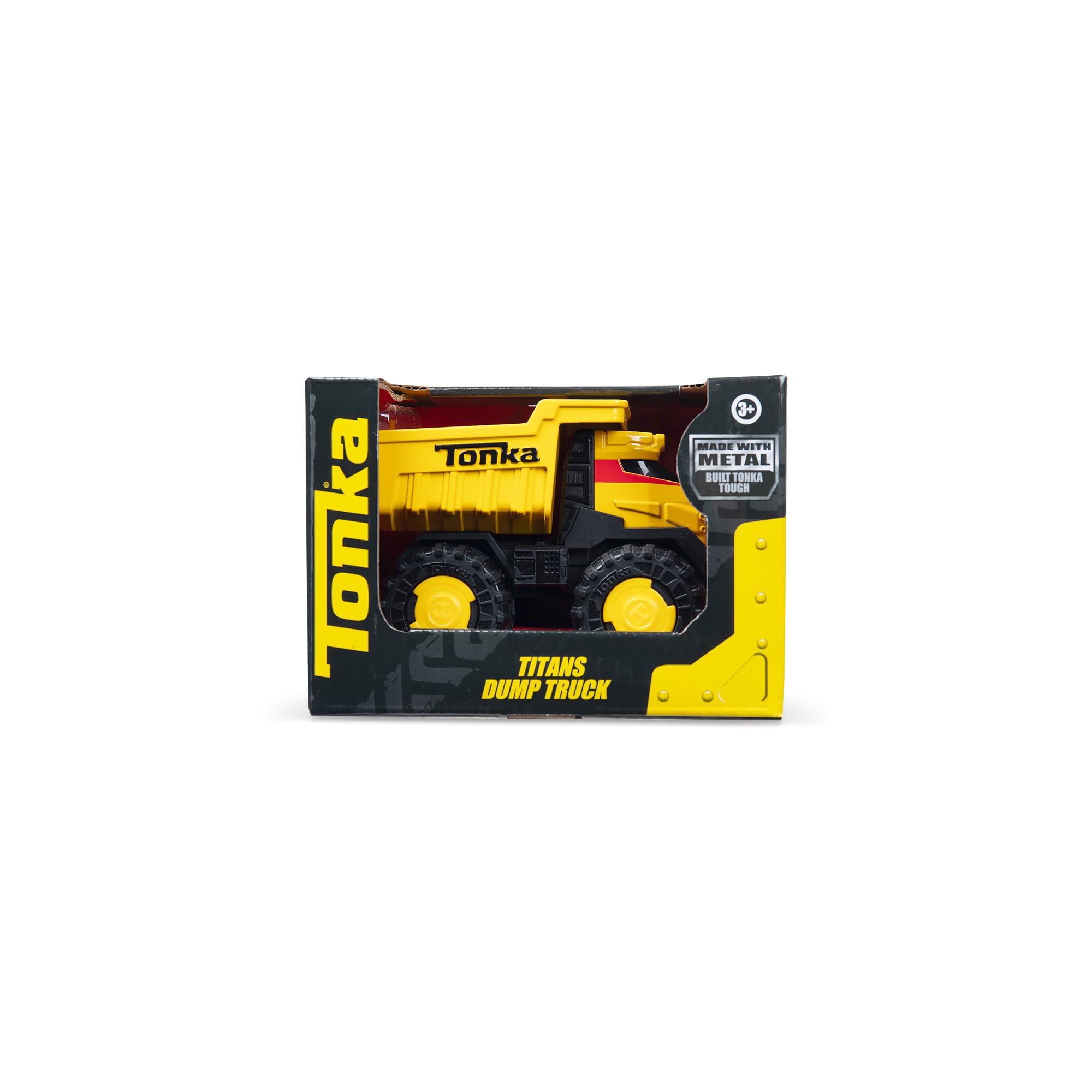Basic Fun Tonka Steel Classics Titans Dump Truck - Stamped Steel Construction | Yellow | Large 4