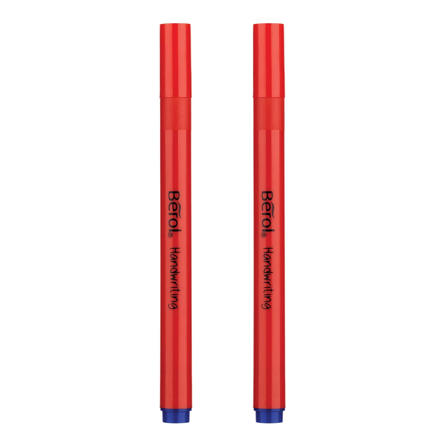 Berol Handwriting Pens | Round Shape is Easy to Hold | Washable Blue Ink | Bright Barrels | 2 Count 3