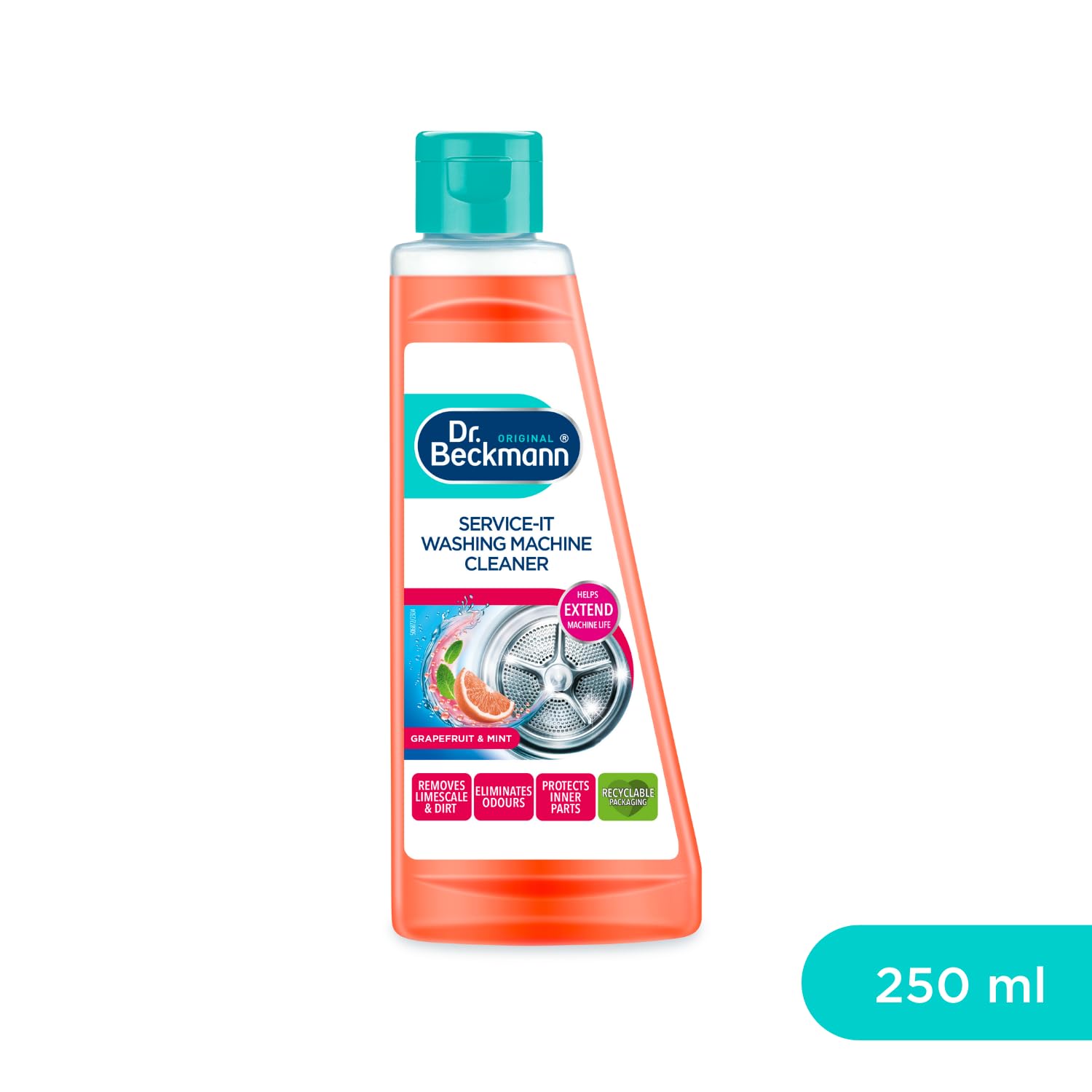 Dr. Beckmann Service-it Washing Machine Cleaner - Removes Limescale & Odour | 250 ml Liquid 3