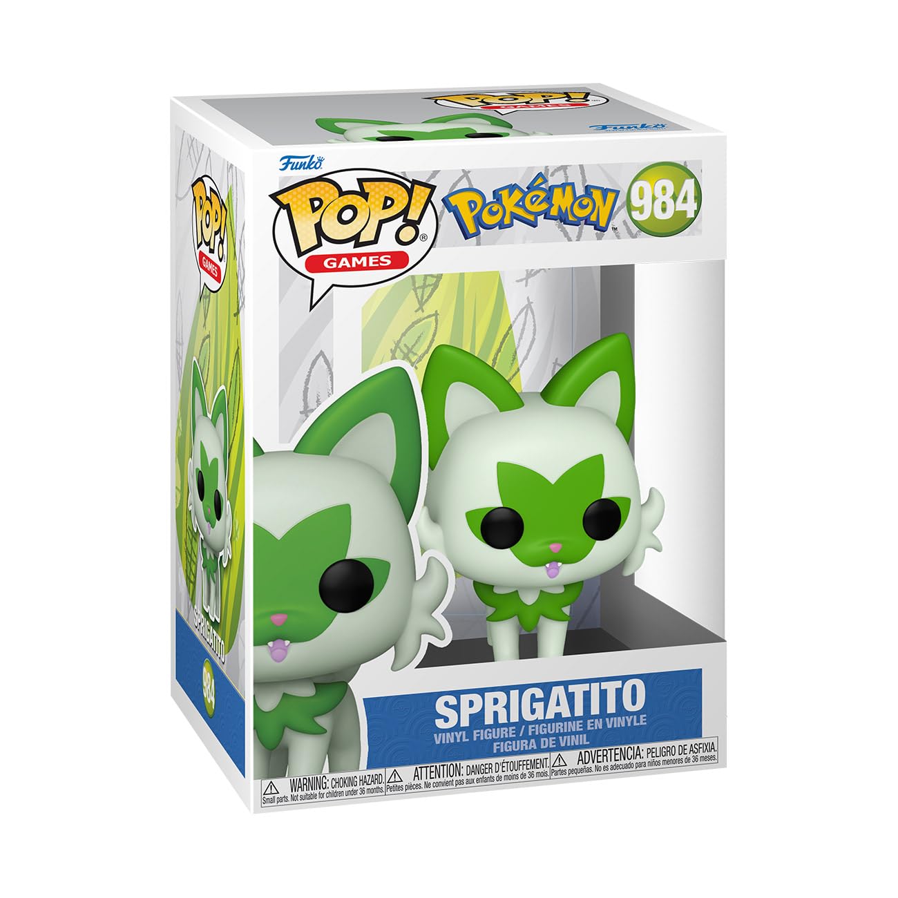 Funko Pop! Pokemon Sprigatito Vinyl Figure | 3.75 Inches | Model 75191 1