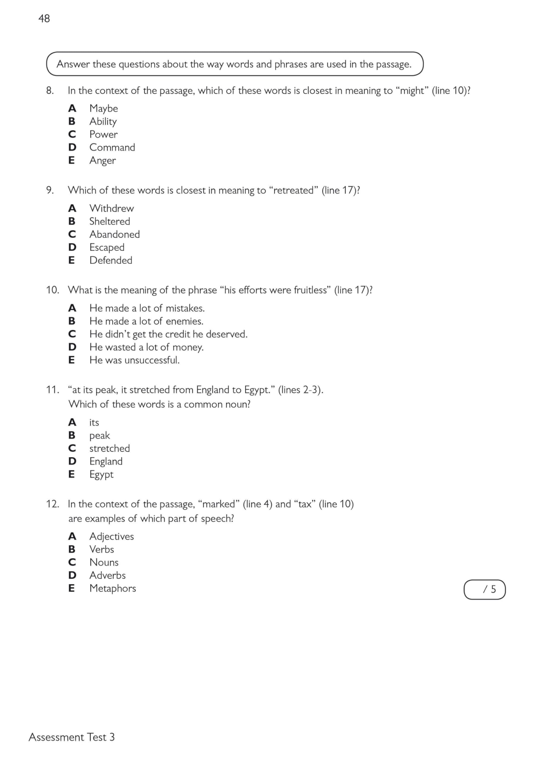 CGP 11+ GL English Practice Book & Assessment Tests - Ages 9-10 (with Online Edition) 8