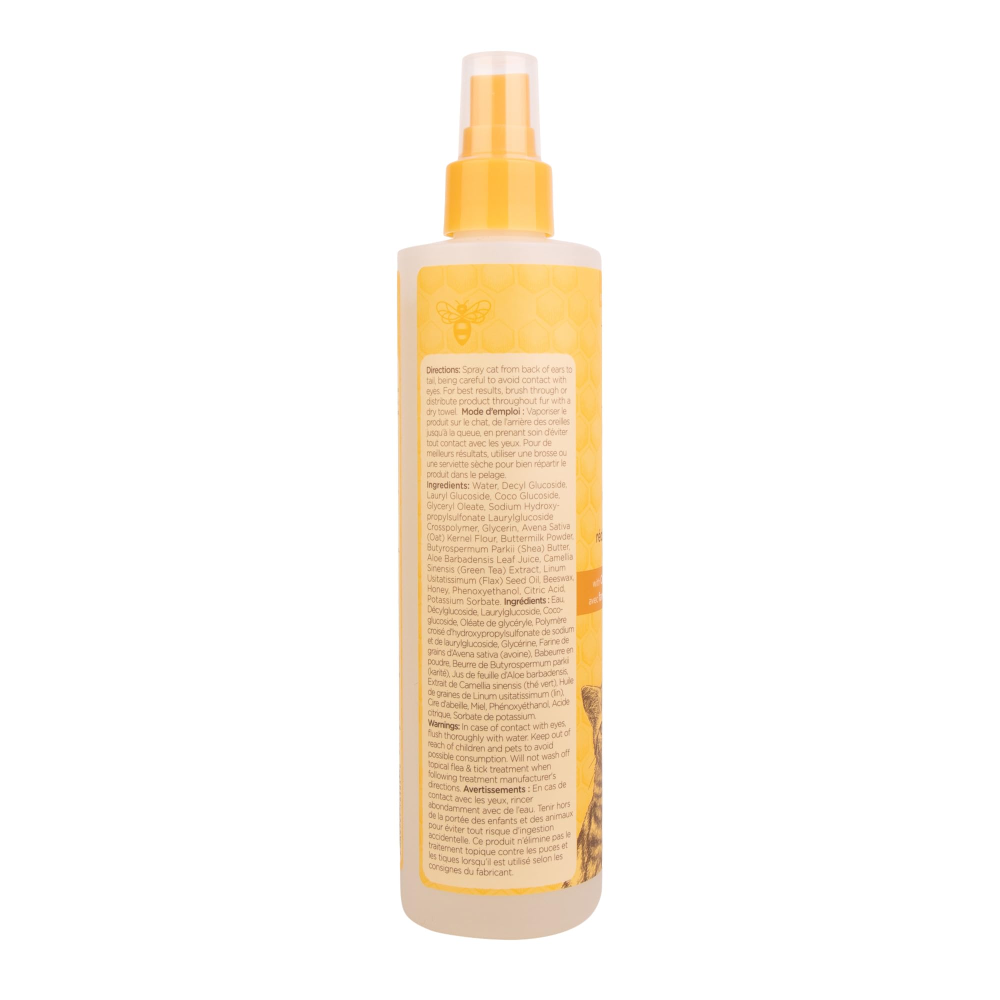 BURT'S BEES FOR PETS Dander Reducing Spray for Cats - 296ml | pH Balanced | Aloe Vera & Oatmeal 9