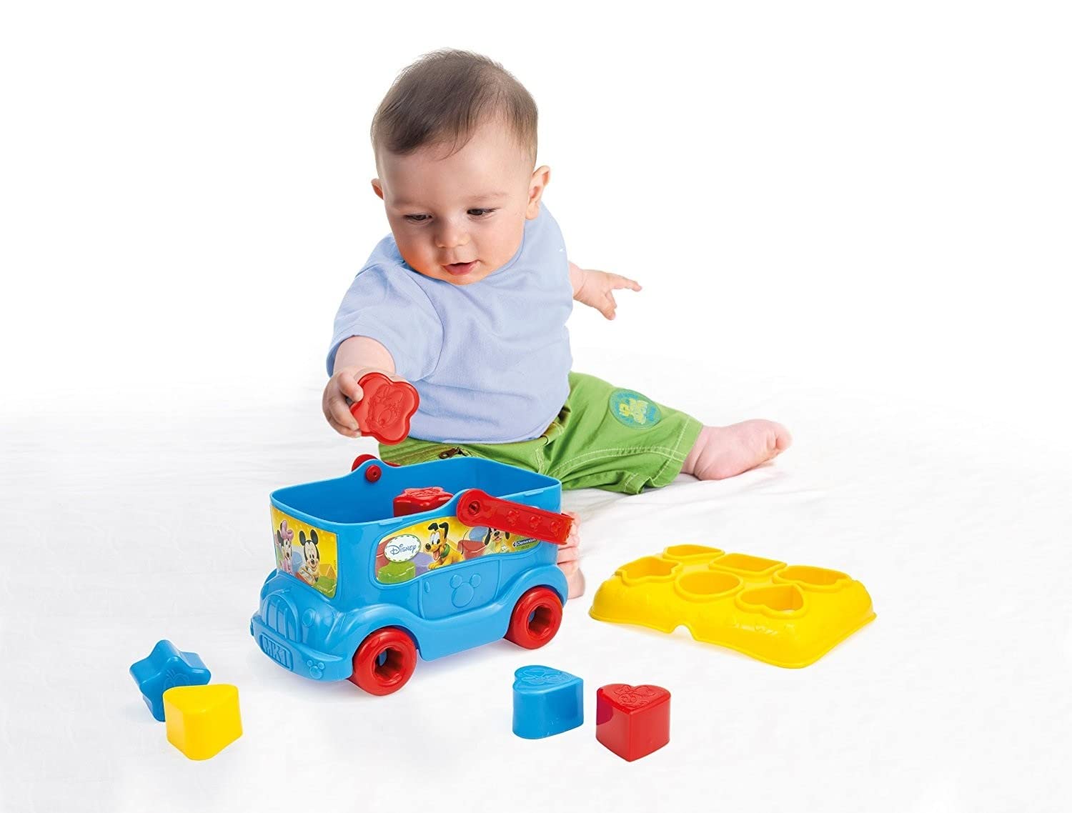 Clementoni Disney Mickey and Friends Shape Sorter Bus - Educational Toy for Toddlers 10m+ 7