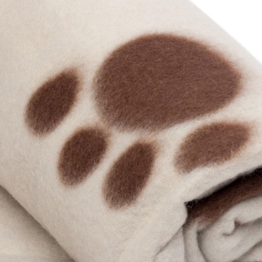 Petface Soft Cosy Fleece Comforter Paw Prints Blanket for Dogs | 100 x 70 cm 6