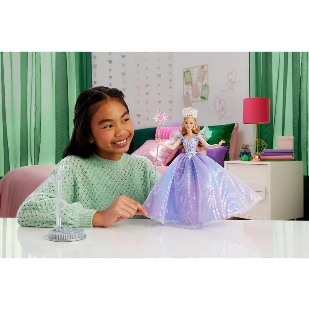 Mattel Wicked: For Good Deluxe Glinda Fashion Doll - 11-Point Articulation, Movie-Accurate Design 4