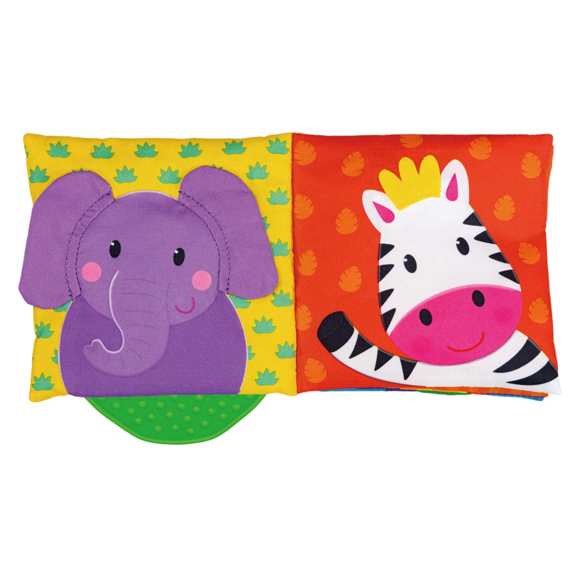 Galt Toys Jungle Teether Soft Book - Ages 0 Months Plus 4