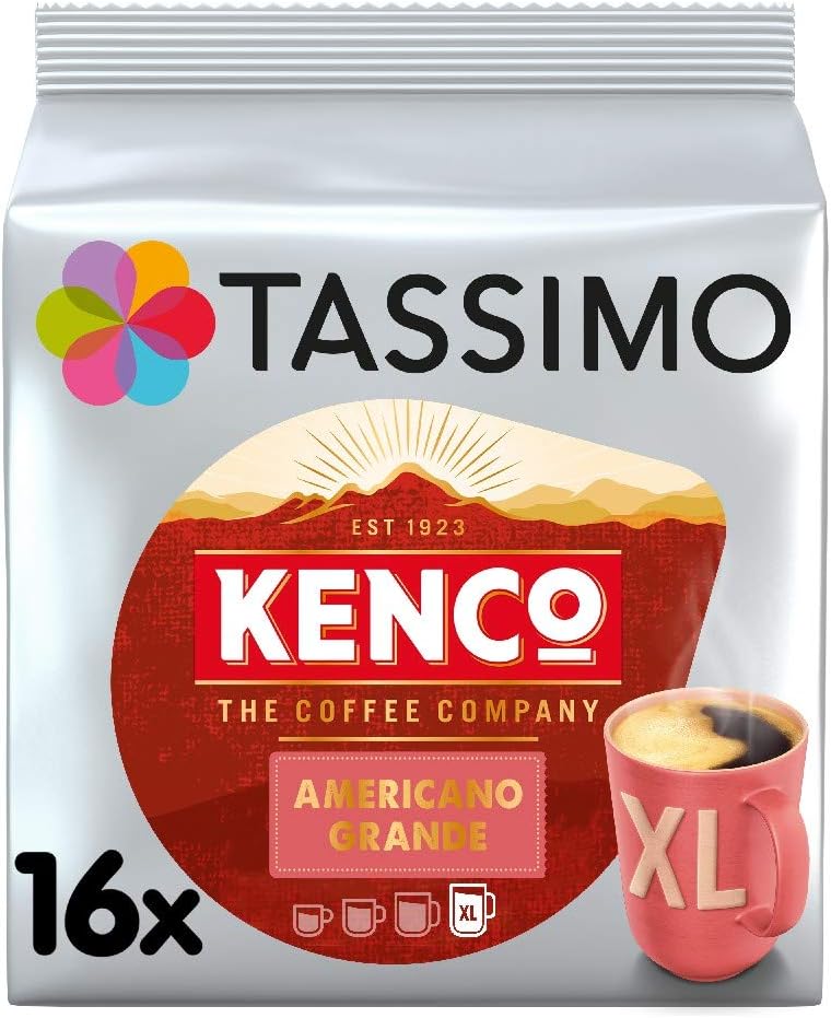 Kenco Americano Grande Kaffeepads für Tassimo-Maschinen (5er-Pack, 80 Kapseln) 4