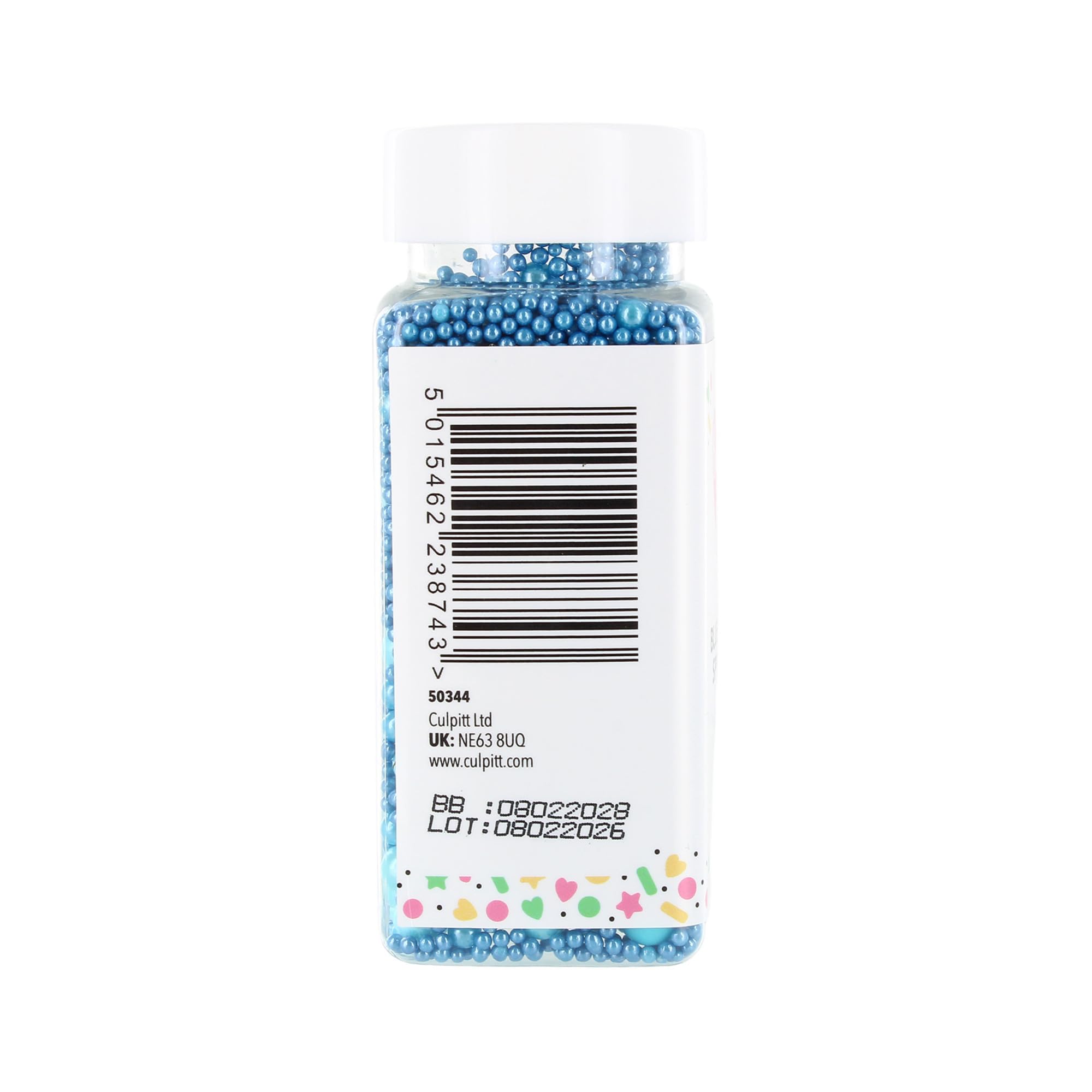 Baked With Love Blue Pearls Sprinkles - 100g Bottle | Edible Cake Decorations 5