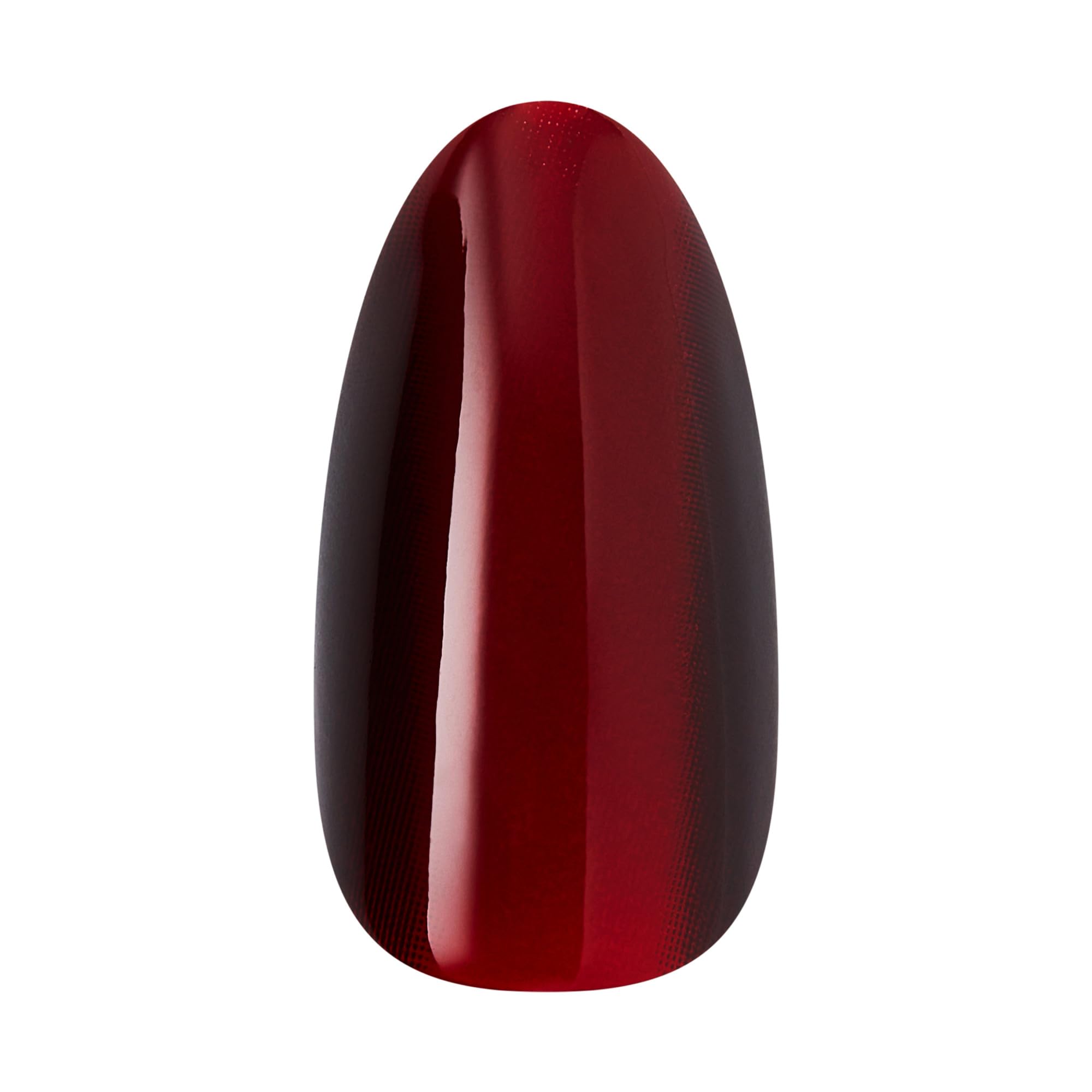 KISS CORE Press On Nails - Red Almond Medium | 32 Count | Glue Included 5