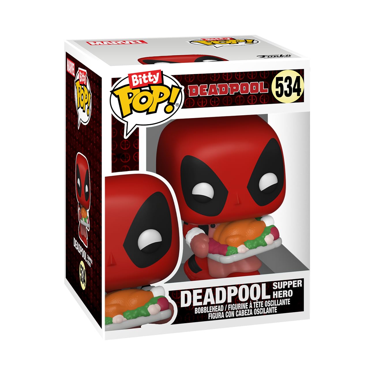 Funko POP! Bitty 4 Pack Deadpool Bathtime & Mystery Mini Figure | 0.9-inch Vinyl Collectible 5